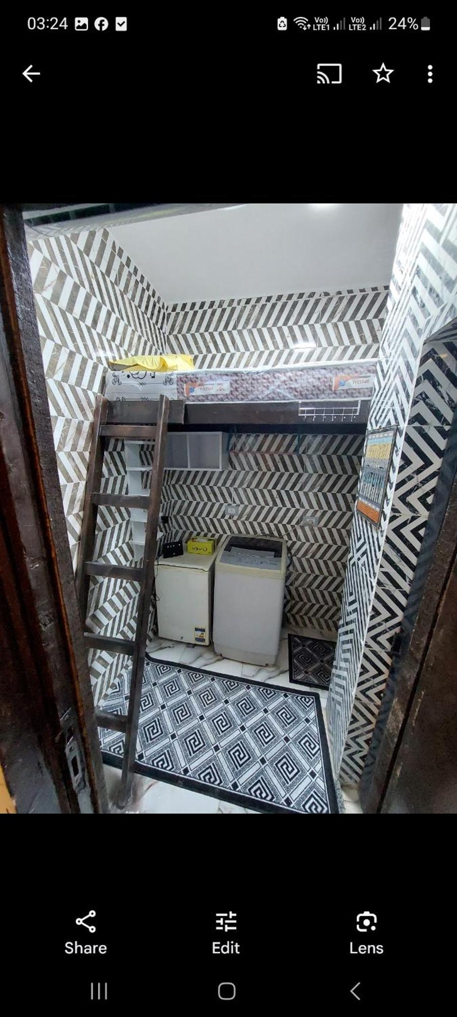 Tiny Ladder Bed Ac Private Wc Cairo